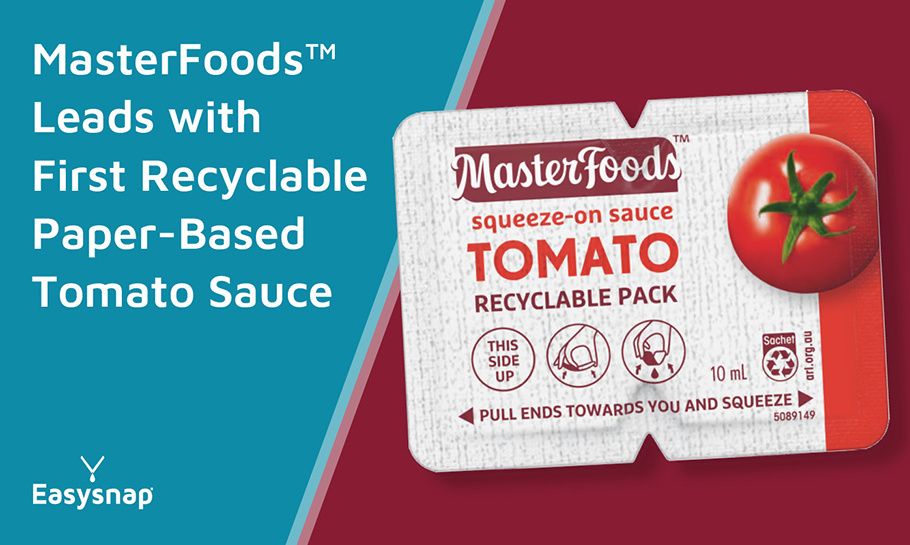 MasterFoods's first recyclable paper-based tomato sauce